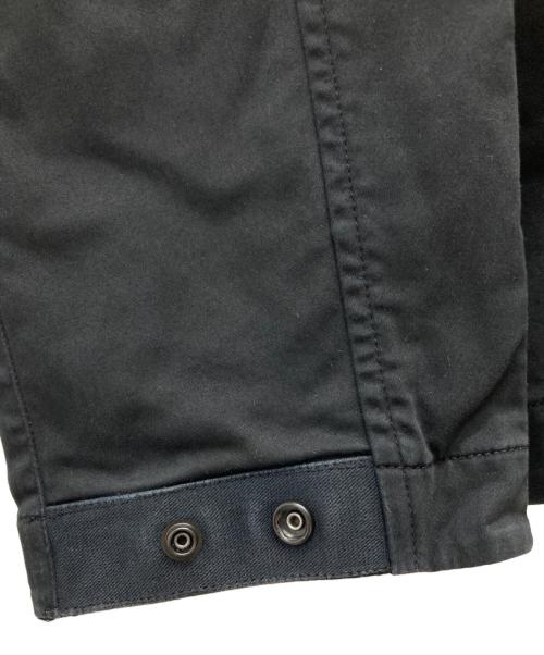STONE ISLAND（ストーンアイランド）STONE ISLAND (ストーンアイランド) 24AW コットンストレッチ ジップシャツ ブラック サイズ:XLの古着・服飾アイテム