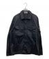 STONE ISLAND（ストーンアイランド）の古着「24AW コットンストレッチ ジップシャツ」｜ブラック