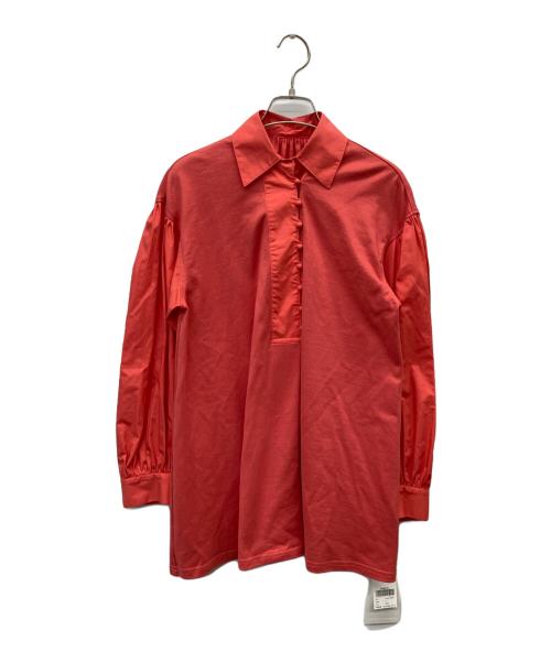 Ameri VINTAGE（アメリヴィンテージ）Ameri VINTAGE (アメリヴィンテージ) PUFF SLEEVE COMBINATION TOP レッド サイズ:FREE 未使用品の古着・服飾アイテム