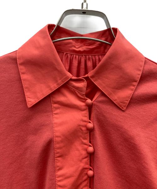 Ameri VINTAGE（アメリヴィンテージ）Ameri VINTAGE (アメリヴィンテージ) PUFF SLEEVE COMBINATION TOP レッド サイズ:FREE 未使用品の古着・服飾アイテム