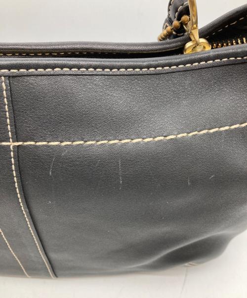 COACH（コーチ）COACH (コーチ) エルゴレザーワンショルダーバッグ ブラックの古着・服飾アイテム