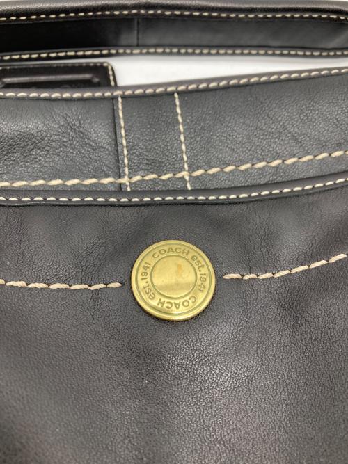 COACH（コーチ）COACH (コーチ) エルゴレザーワンショルダーバッグ ブラックの古着・服飾アイテム