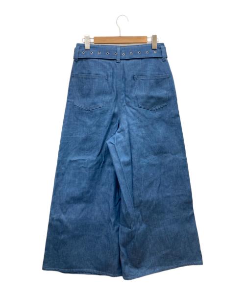 UNEVEN（アニヴェン）UNEVEN (アニヴェン) Rigid Denim Hakama Pants インディゴ サイズ:FREEの古着・服飾アイテム