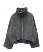 STUDIOUSステュディオス）の古着「Stand Collar Wool Blouson」｜グレー