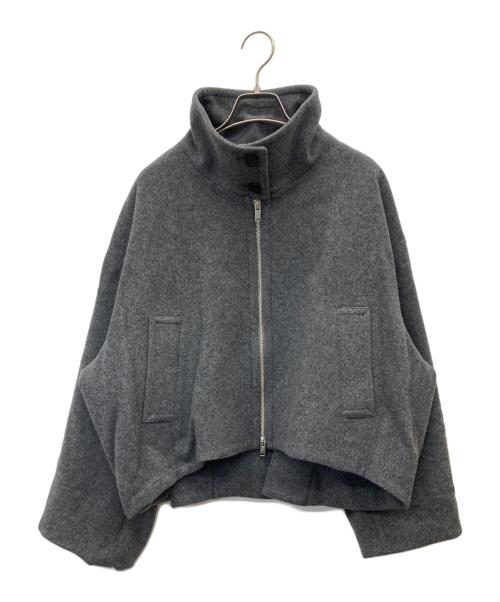 STUDIOUS（ステュディオス）STUDIOUS (ステュディオス) Stand Collar Wool Blouson グレー サイズ:FREEの古着・服飾アイテム