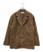 anukeアンヌーク）の古着「Eco Suede Jacket」｜ブラウン