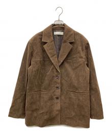 anuke（アンヌーク）の古着「Eco Suede Jacket」｜ブラウン