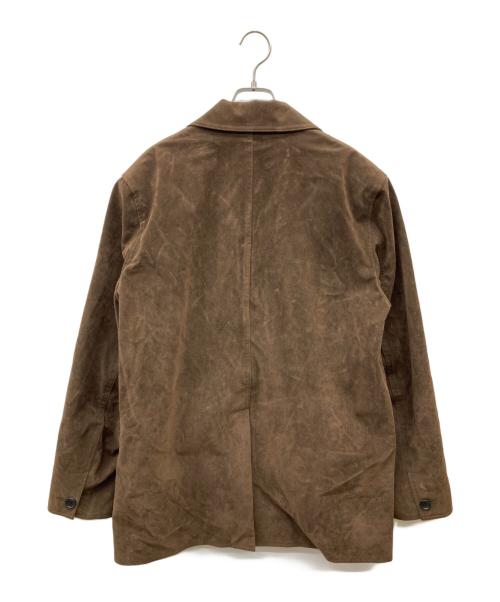 anuke（アンヌーク）ANUKE (アンヌーク) Eco Suede Jacket ブラウン サイズ:38 未使用品の古着・服飾アイテム