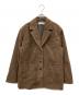 ANUKE（アンヌーク）の古着「Eco Suede Jacket」｜ブラウン