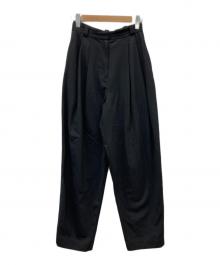 TODAYFUL（トゥデイフル）の古着「Highwaist Tuck Trousers」｜ブラック