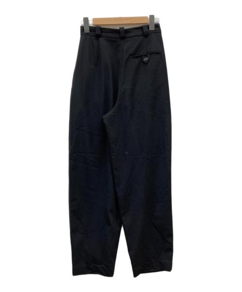 TODAYFUL（トゥデイフル）TODAYFUL (トゥデイフル) Highwaist Tuck Trousers ブラック サイズ:38の古着・服飾アイテム