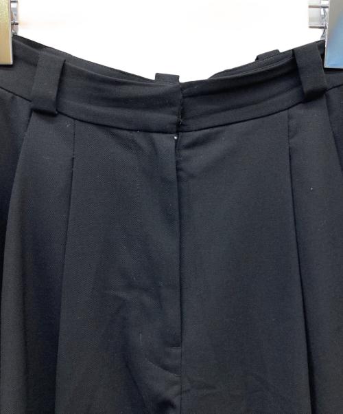 TODAYFUL（トゥデイフル）TODAYFUL (トゥデイフル) Highwaist Tuck Trousers ブラック サイズ:38の古着・服飾アイテム