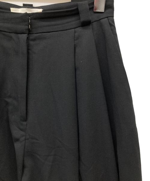 TODAYFUL（トゥデイフル）TODAYFUL (トゥデイフル) Highwaist Tuck Trousers ブラック サイズ:38の古着・服飾アイテム