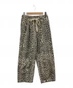 Sea Room lynnシールームリン）の古着「Canvasギャザーパンツ」｜ベージュ