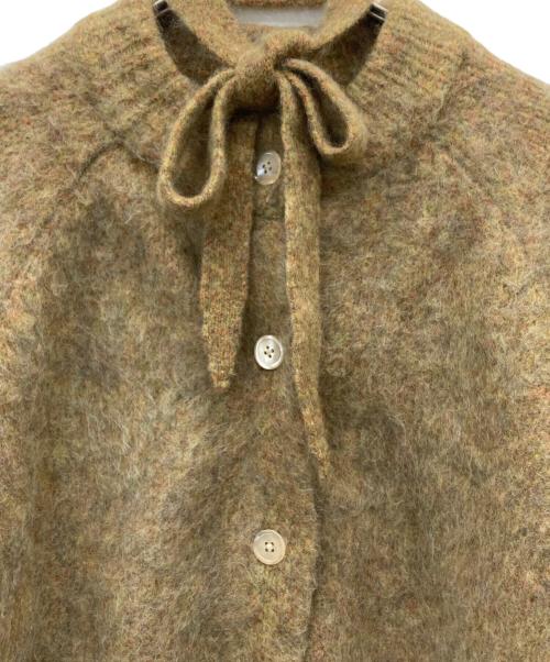 TODAYFUL（トゥデイフル）TODAYFUL (トゥデイフル) Brashed Knit Cardigan カーキ サイズ:FREEの古着・服飾アイテム