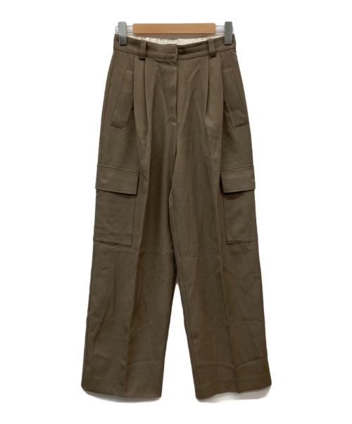 Sea Room lynn（シールームリン）Sea Room lynn (シールームリン) パウダリーツイルカーゴスラックス ブラウン サイズ:Ｍの古着・服飾アイテム
