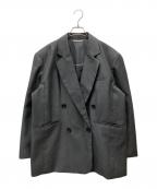 Sea Room lynnシールームリン）の古着「BOYFRIENDテーラードジャケット」｜グレー