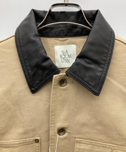 Sea Room lynn（シールームリン）Sea Room lynn (シールームリン) ECO Leather collar カバーオール ベージュ サイズ:FREE 未使用品の古着・服飾アイテム