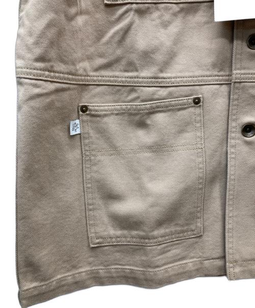 Sea Room lynn（シールームリン）Sea Room lynn (シールームリン) ECO Leather collar カバーオール ベージュ サイズ:FREE 未使用品の古着・服飾アイテム