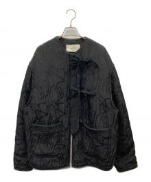 TODAYFUL（トゥデイフル）の古着「Jacquard Piping Blouson」｜ブラック