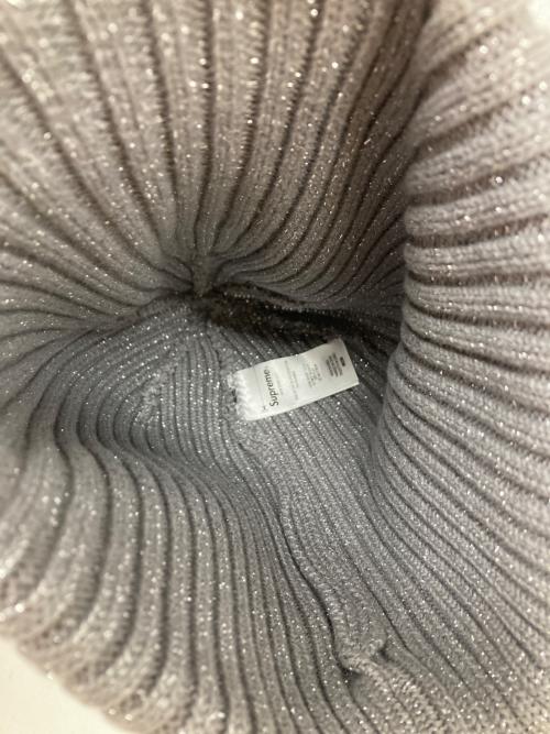 SUPREME（シュプリーム）Supreme (シュプリーム) 25SS Overdyed Beanie Metallic Silver シルバー サイズ:58cm(ONE SIZE)の古着・服飾アイテム