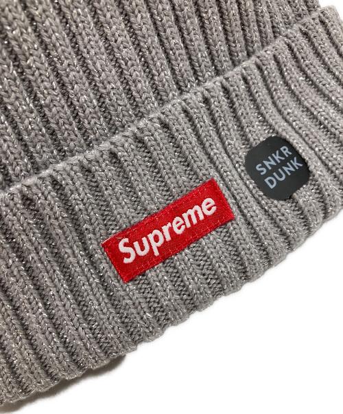 SUPREME（シュプリーム）Supreme (シュプリーム) 25SS Overdyed Beanie Metallic Silver シルバー サイズ:58cm(ONE SIZE)の古着・服飾アイテム