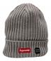 Supreme（シュプリーム）の古着「25SS Overdyed Beanie Metallic Silver」｜シルバー