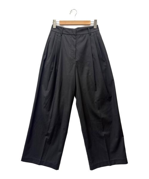 TODAYFUL（トゥデイフル）TODAYFUL (トゥデイフル) Lightweight Tuck Trousers ブラック サイズ:36の古着・服飾アイテム
