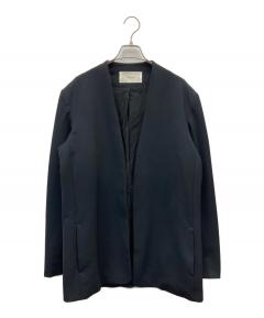 中古・古着通販】digne (ディニュ) collarless jacket オリーブ サイズ