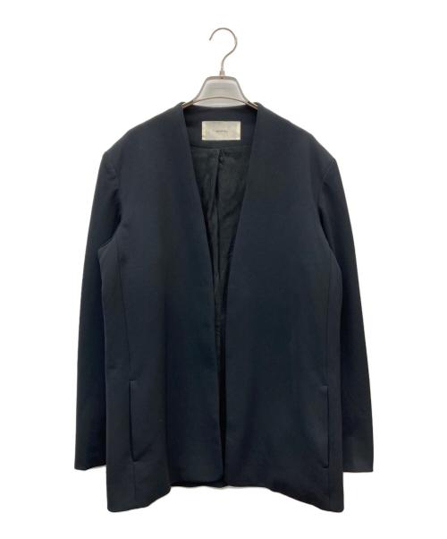 TODAYFUL（トゥデイフル）TODAYFUL (トゥデイフル) Collarless Twill JK ネイビー サイズ:38の古着・服飾アイテム