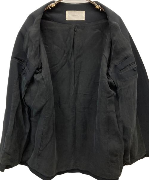 TODAYFUL（トゥデイフル）TODAYFUL (トゥデイフル) Collarless Twill JK ネイビー サイズ:38の古着・服飾アイテム