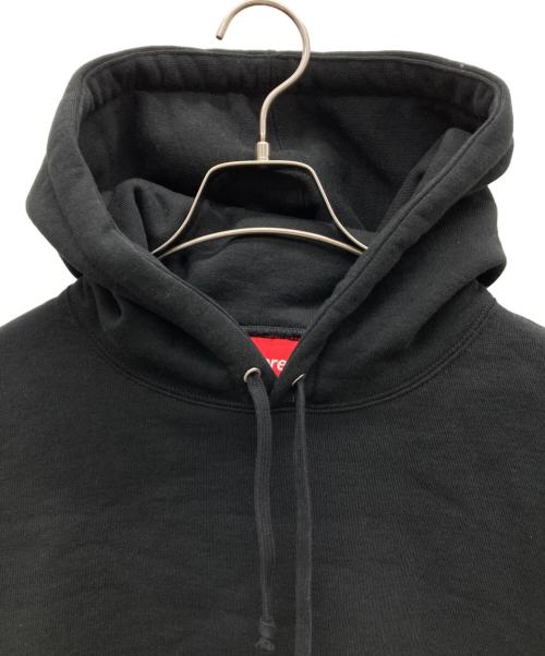 SUPREME（シュプリーム）SUPREME (シュプリーム) 25FW Satin Applique Hooded Sweatshirt ブラック サイズ:Sの古着・服飾アイテム