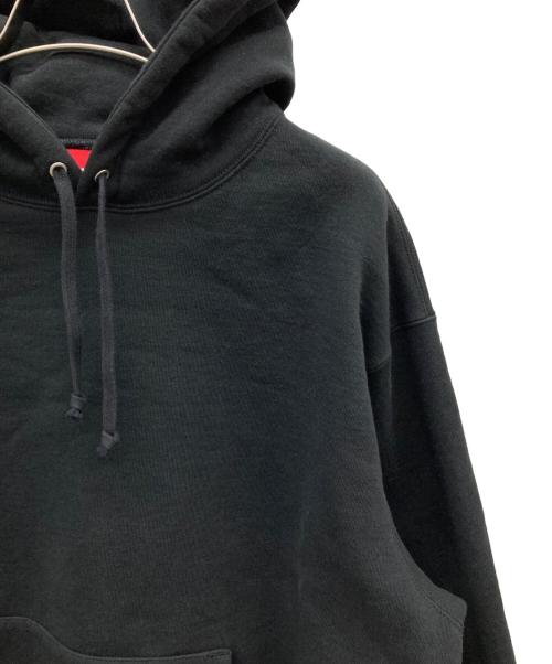 SUPREME（シュプリーム）SUPREME (シュプリーム) 25FW Satin Applique Hooded Sweatshirt ブラック サイズ:Sの古着・服飾アイテム