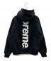 SUPREME (シュプリーム) 25FW Satin Applique Hooded Sweatshirt ブラック サイズ:S：25000円