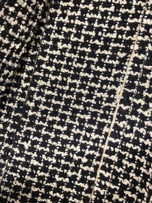 CHANEL（シャネル）CHANEL (シャネル) ココマーク ツイードチェーン レザーハンドバッグ ブラック サイズ:-の古着・服飾アイテム