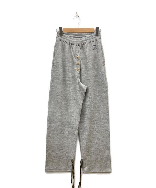 Americana（アメリカーナ）Americana (アメリカーナ) フロントボタンスウェットパンツ グレー サイズ:SIZE Free 未使用品の古着・服飾アイテム