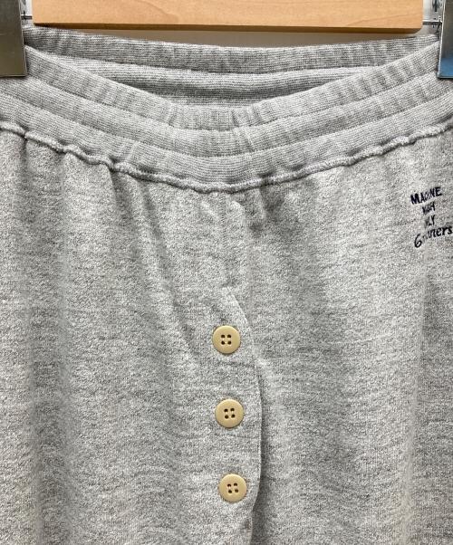 Americana（アメリカーナ）Americana (アメリカーナ) フロントボタンスウェットパンツ グレー サイズ:SIZE Free 未使用品の古着・服飾アイテム