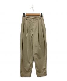 TODAYFUL（トゥデイフル）の古着「Highwaist Tuck Trousers」｜ベージュ