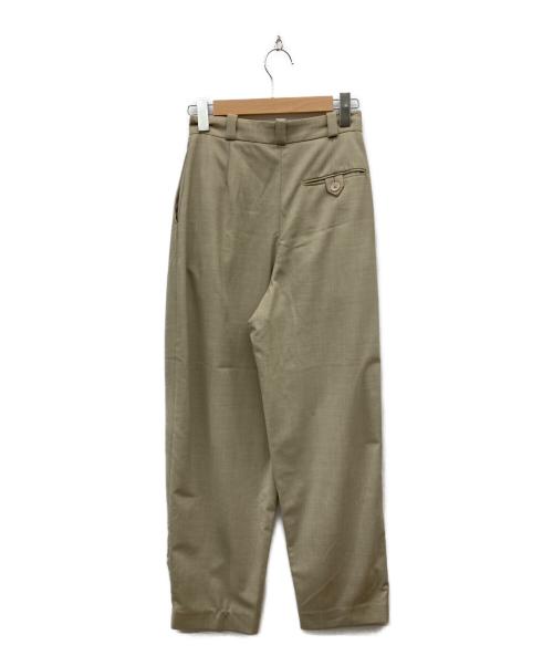 TODAYFUL（トゥデイフル）TODAYFUL (トゥデイフル) Highwaist Tuck Trousers ベージュ サイズ:38の古着・服飾アイテム