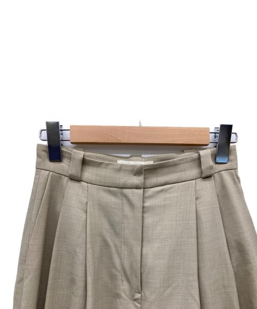 TODAYFUL（トゥデイフル）TODAYFUL (トゥデイフル) Highwaist Tuck Trousers ベージュ サイズ:38の古着・服飾アイテム