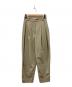 TODAYFUL（トゥデイフル）の古着「Highwaist Tuck Trousers」｜ベージュ