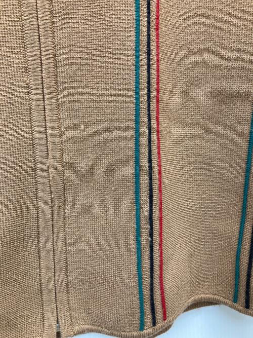 SUPREME（シュプリーム）SUPREME (シュプリーム) 25AW Stripe Zip Up Polo Sweater ブラウン サイズ:Sの古着・服飾アイテム