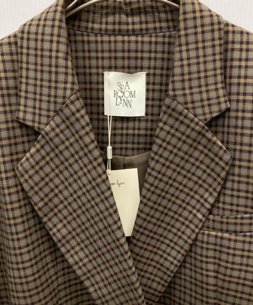 Sea Room lynn（シールームリン）Sea Room lynn (シールームリン) BOYFRIENDタータンチェックテーラードジャケット ブラウン サイズ:M 未使用品の古着・服飾アイテム