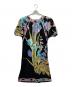 LEONARD FASHION（レオナールファッション）の古着「花柄ワンピース」｜ブラック
