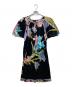 LEONARD FASHION (レオナールファッション) 花柄ワンピース ブラック サイズ:M：20000円