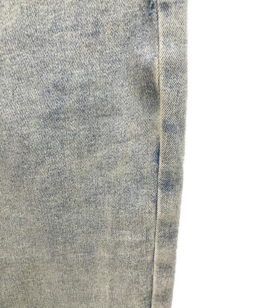 ranclic（ランクリック）ranclic (ランクリック) side slit denim ribbon pants スカイブルー サイズ:Mの古着・服飾アイテム