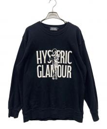 Hysteric Glamour（ヒステリックグラマー）の古着「SUPER SOUL SWEAT」｜ブラック