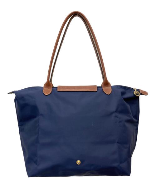 LONGCHAMP（ロンシャン）LONGCHAMP (ロンシャン) ルプリアージュトートバッグ ネイビーの古着・服飾アイテム