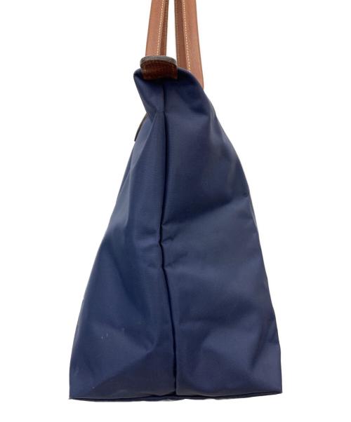 LONGCHAMP（ロンシャン）LONGCHAMP (ロンシャン) ルプリアージュトートバッグ ネイビーの古着・服飾アイテム