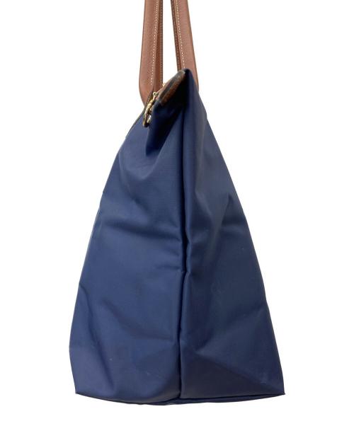 LONGCHAMP（ロンシャン）LONGCHAMP (ロンシャン) ルプリアージュトートバッグ ネイビーの古着・服飾アイテム